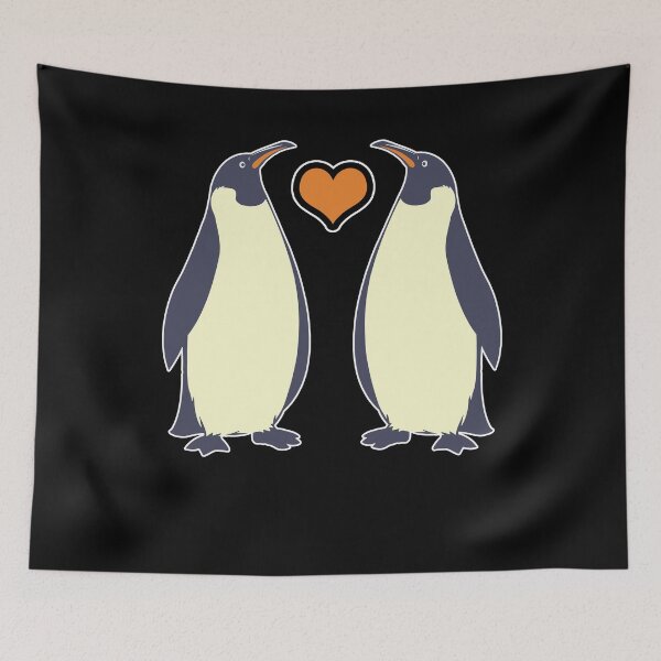 Item preview, Love Emperor Penguin With Heart Funny Valetines Gift designed and sold by UnknownArtistt.