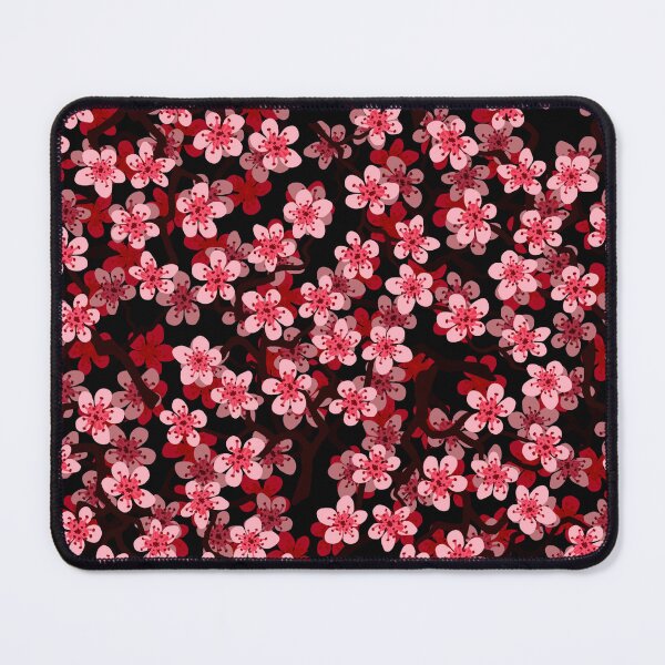 Item preview, Star Sakura pattern Japanese Blossom Flower Pink Red  designed and sold by gani-75.