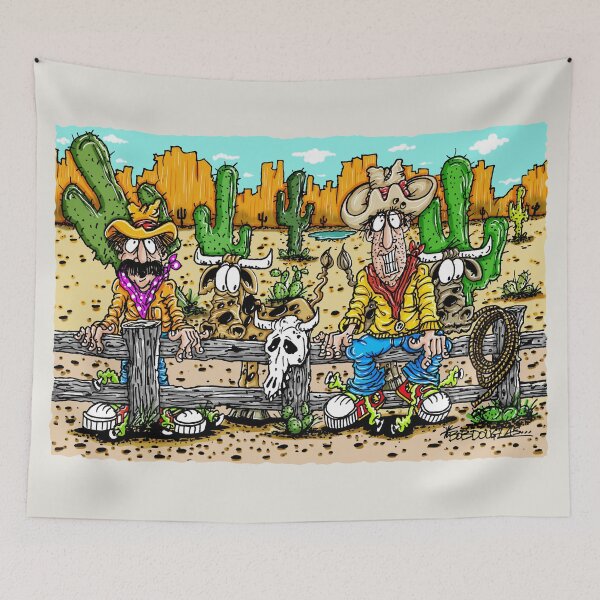 Item preview, Cowboy Fence Sitters designed and sold by bobtheartman.
