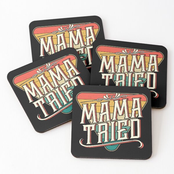 Item preview, Mama Tried Vintage Country Music Outlaw designed and sold by Sigurd Auer.