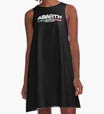 Abarth, a world of performance (white) A-Line Dress