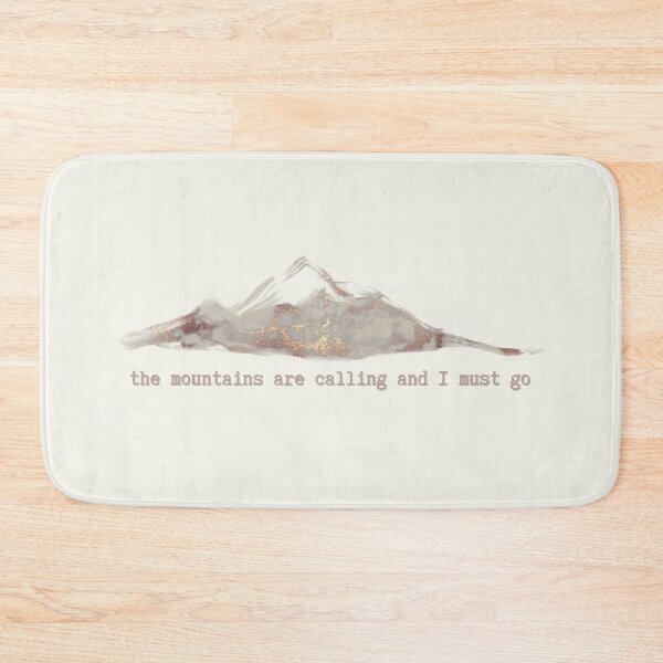 Item preview, The Mountains Are Calling and I Must Go designed and sold by GracefulThreads.