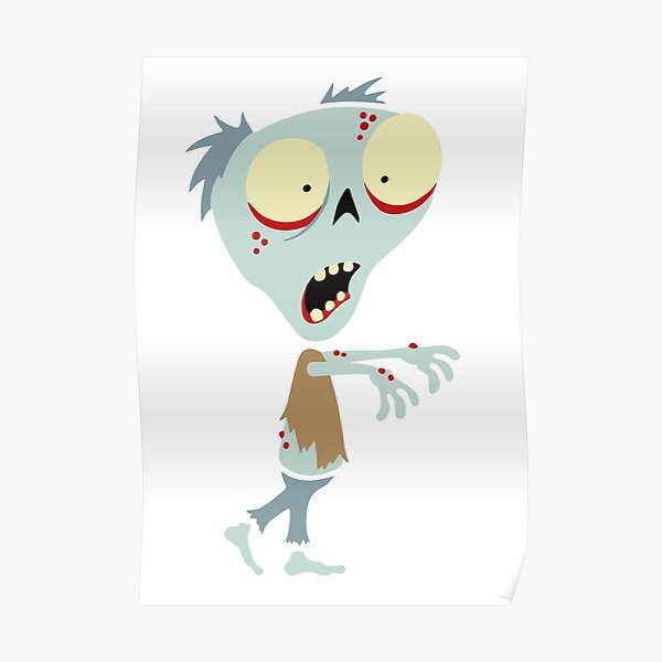"Fred The Zombie - Everybody Shuffling!" Poster by calvininnes | Redbubble