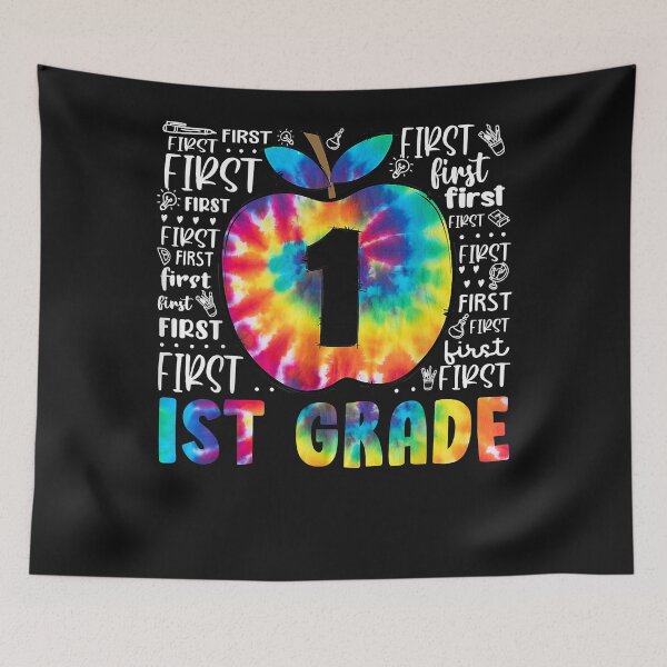 Item preview, Team 1st Grade Typography Tie Dye Back To School Teacher designed and sold by Mitzi12312.