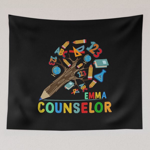 Item preview, Counselor Awesome Kindergarten Rainbow Leopard Pattern Funny Back To School Gifts designed and sold by UnknownArtistt.