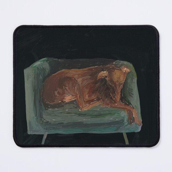 Item preview, dog portrait of a dog sitting on sofa | portrait of a dog  designed and sold by KARTICK DUTTA.