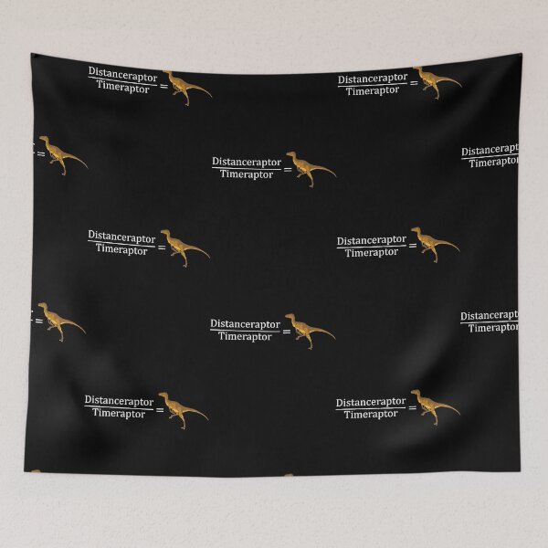 Item preview, Velociraptor Math - Funny Dinosaur Velocity Formula designed and sold by Sigurd Auer.