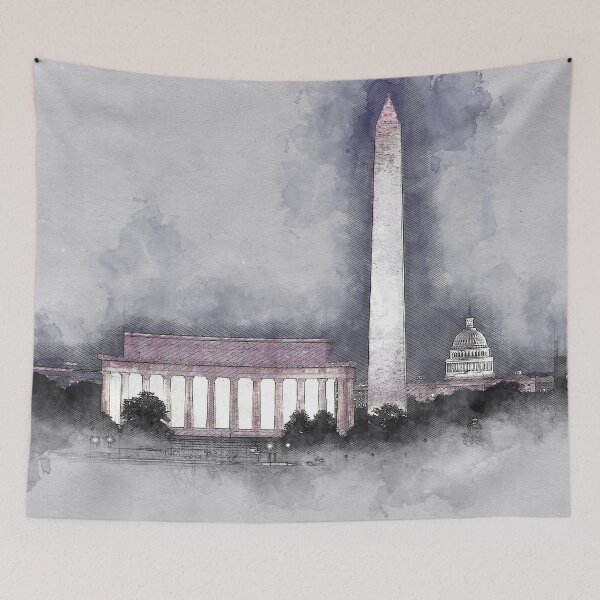 Item preview, Fog Over Washington designed and sold by mrthink.