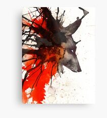 WOLF INK Metal Print