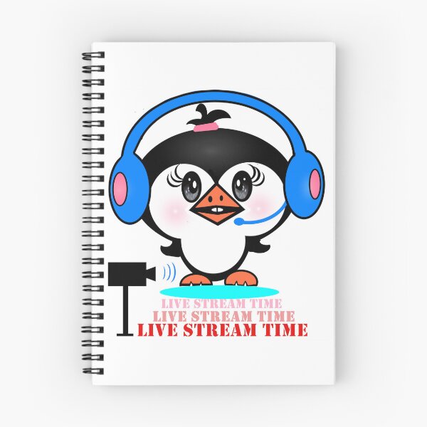 Item preview, Livestream time - Cute penguin  designed and sold by Shirley cute art .