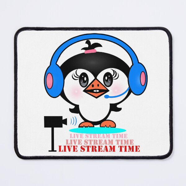 Item preview, Livestream time - Cute penguin designed and sold by Shirley cute art .