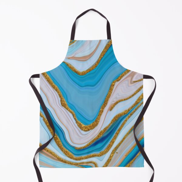 Item preview, Blue Marble Texture With Golden Veins 36...High quality designed and sold by aprajoos.