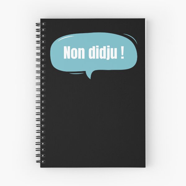 Item preview, No didju! Belgian expression which means Et zut! in a turquoise bubble designed and sold by PausePapote.