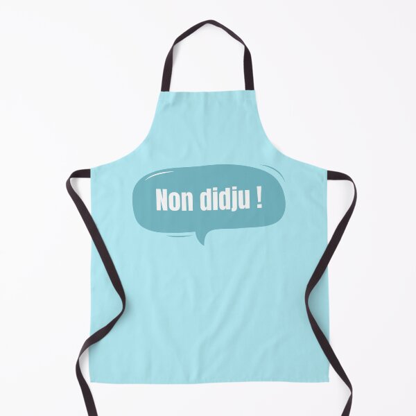 Item preview, No didju! Belgian expression which means Et zut! in a turquoise bubble designed and sold by PausePapote.