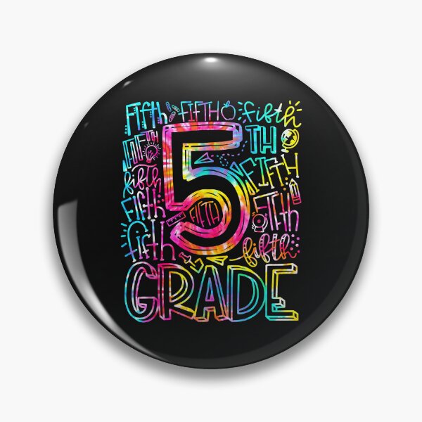 Artikelvorschau, Tie Dye Fifth 5th Grade Teacher Student Back To School entworfen und verkauft von Mitzi12312.
