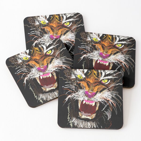 Item preview, tiger portrait | big cat  portrait  painting t-shirt  designed and sold by KARTICK DUTTA.
