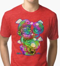 Trippy Mario Tri-blend T-Shirt
