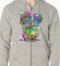 Trippy Mario Zipped Hoodie