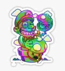 Trippy Mario Sticker
