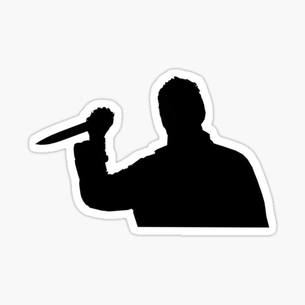 “Michael Myers silhouette Classic” Sticker for Sale by sowleaipeskin