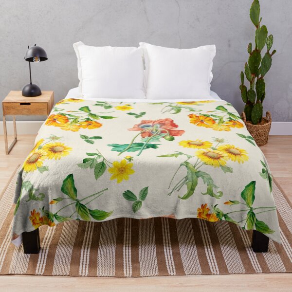Item preview, Cheerful Watercolor Sunflowers designed and sold by SimoCompany.