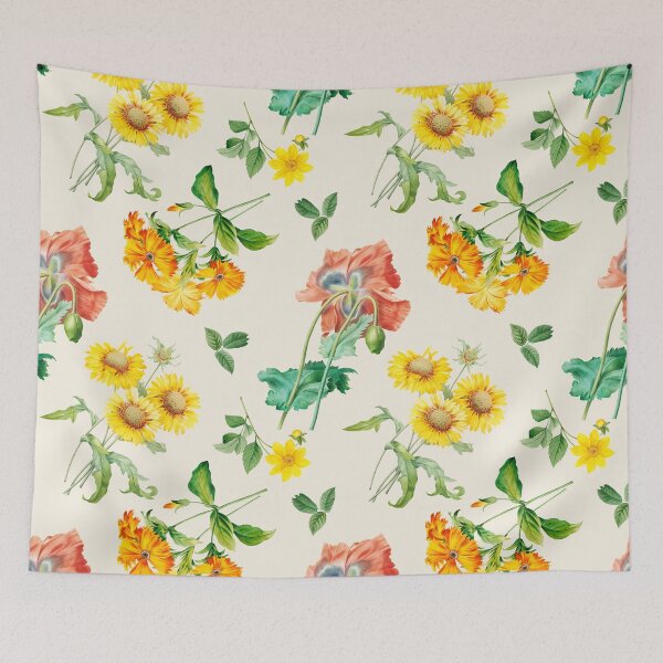 Item preview, Cheerful Watercolor Sunflowers designed and sold by SimoCompany.