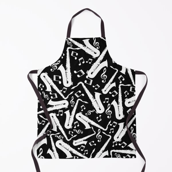 Item preview, Saxophones And Music Notes Pattern designed and sold by Primroaddesigns.