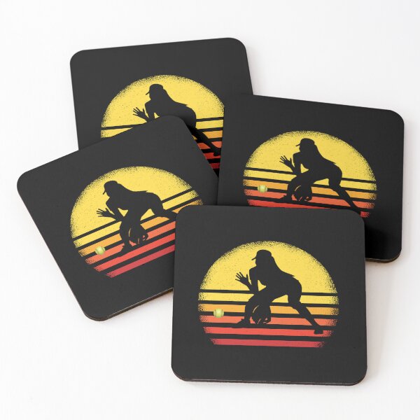 Item preview, Sunset Silhouette Fastpitch Softball Fielder designed and sold by 99Fastpitch.