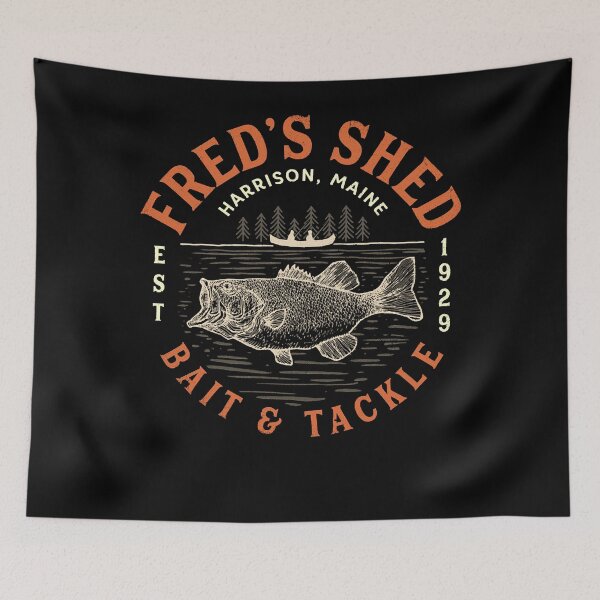 Item preview, Fred's Shed Bait and Tackle  designed and sold by LuisARizo.