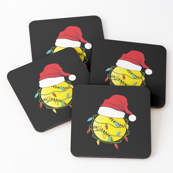 Item preview, Christmas Light Santa Softball Fastpitch designed and sold by 99Fastpitch.