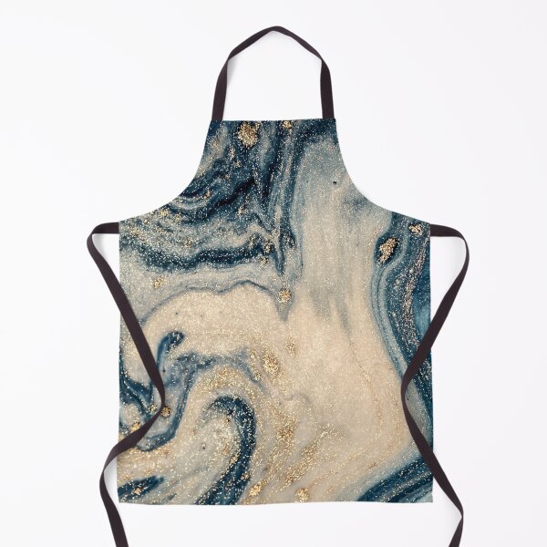 Item preview, Blue Marble Texture with golden granules 40...High quality designed and sold by aprajoos.