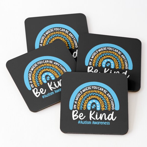 Item preview, Be Kind Autism Awareness Leopard Rainbow Choose Kindness designed and sold by HaaChris-Artis.