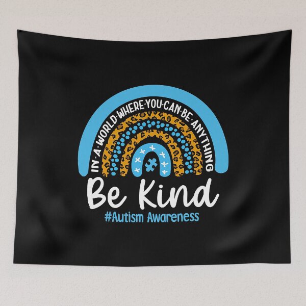 Item preview, Be Kind Autism Awareness Leopard Rainbow Choose Kindness designed and sold by HaaChris-Artis.