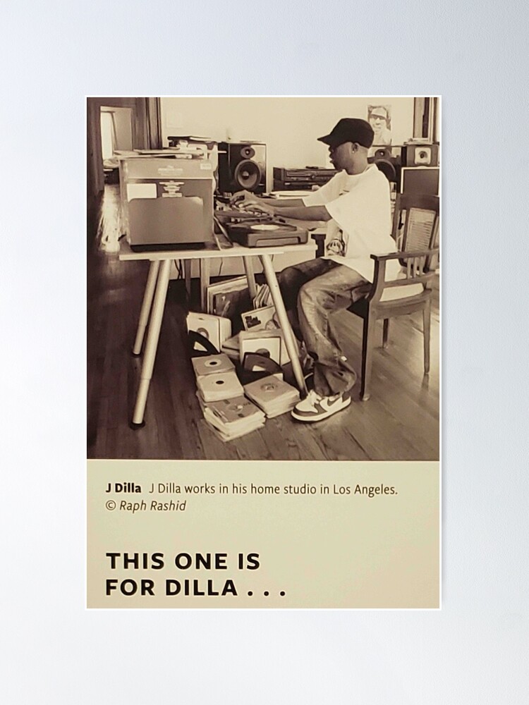 J Dilla Home Studio Poster | Poster