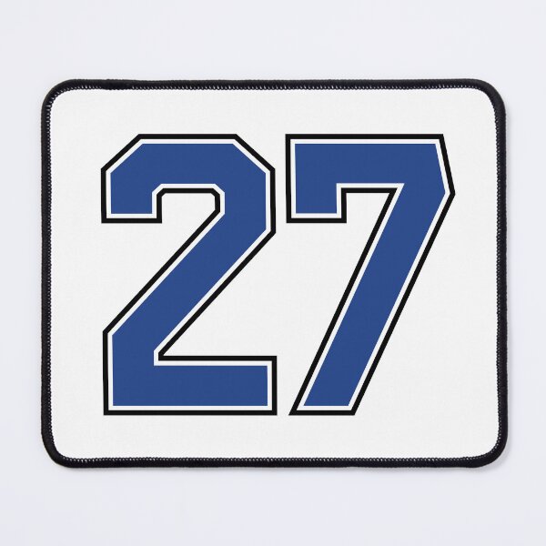 Item preview, Number 27 lucky sports jersey twenty seven designed and sold by HeavyStyle.