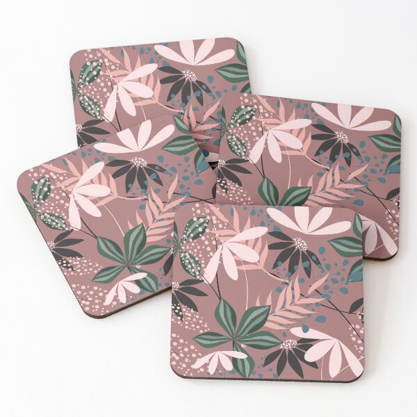 Item preview, Vintage tropical floral pattern designed and sold by Che-Patterns.