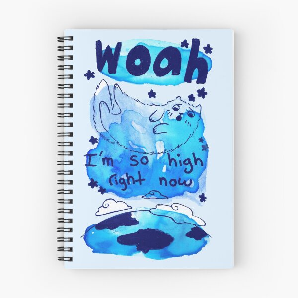 Item preview, Cat - Woah I'm So High designed and sold by SaradaBoru.