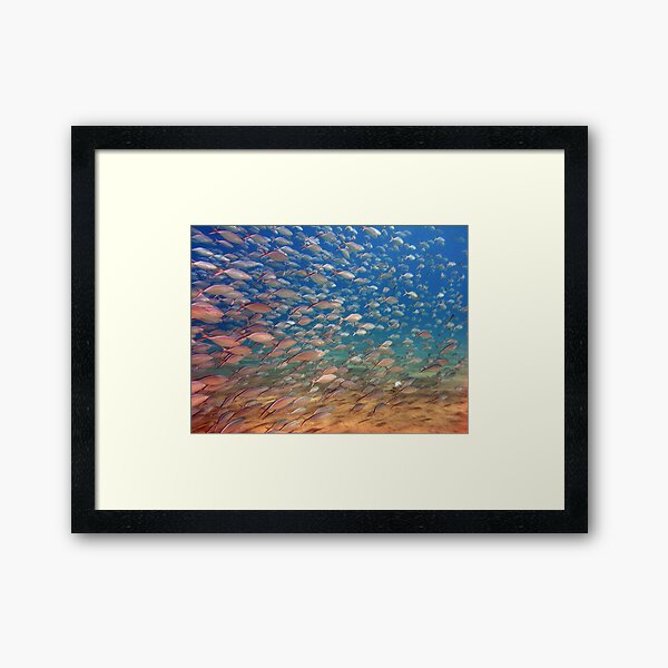 wide angle Framed Art Print