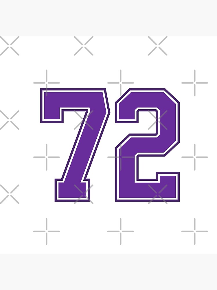 Number 52 lucky sports jersey fifty two Sticker for Sale by HeavyStyle