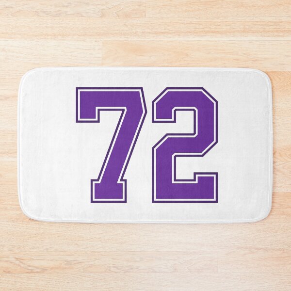 Item preview, Purple Number 72 lucky sports jersey seventy two designed and sold by HeavyStyle.