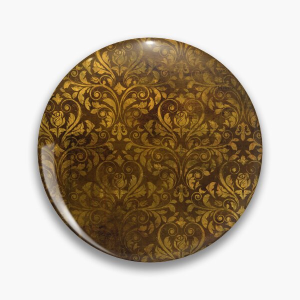 Item preview, Vintage Brass Gold Damask Grunge Texture Pattern designed and sold by AppareIIndustry.