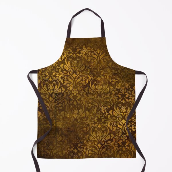 Item preview, Vintage Brass Gold Damask Grunge Texture Pattern designed and sold by AppareIIndustry.
