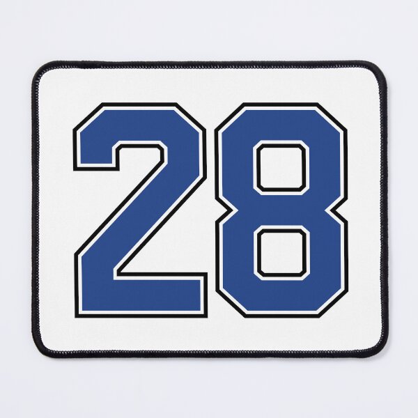 Item preview, Number 28 lucky sports jersey twenty eight designed and sold by HeavyStyle.
