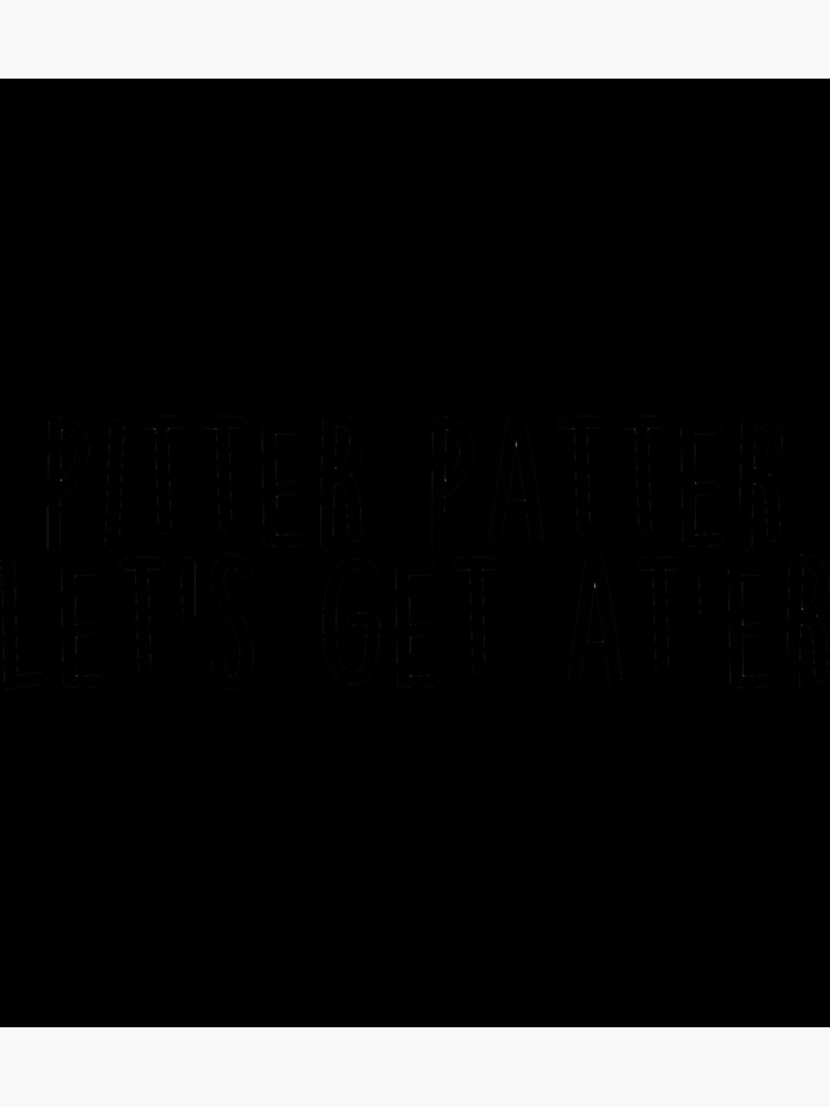 "Pitter Patter Sticker" Poster for Sale by marpmmaude Redbubble