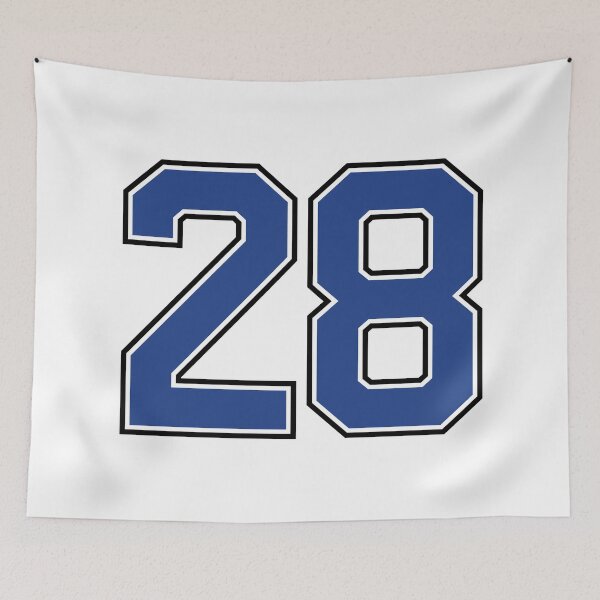 Item preview, Number 28 lucky sports jersey twenty eight designed and sold by HeavyStyle.