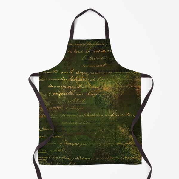 Item preview, Vintage Moss Green Gold Damask Grunge Script Texture Pattern designed and sold by AppareIIndustry.