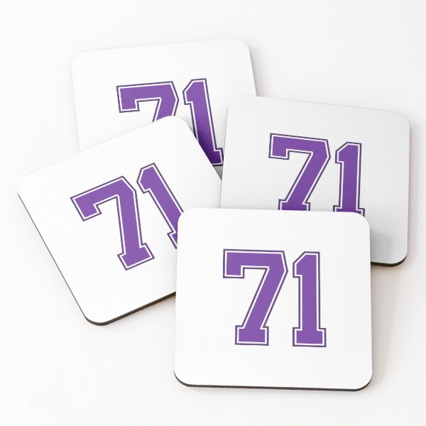Item preview, Purple Number 71 lucky sports jersey seventy one designed and sold by HeavyStyle.