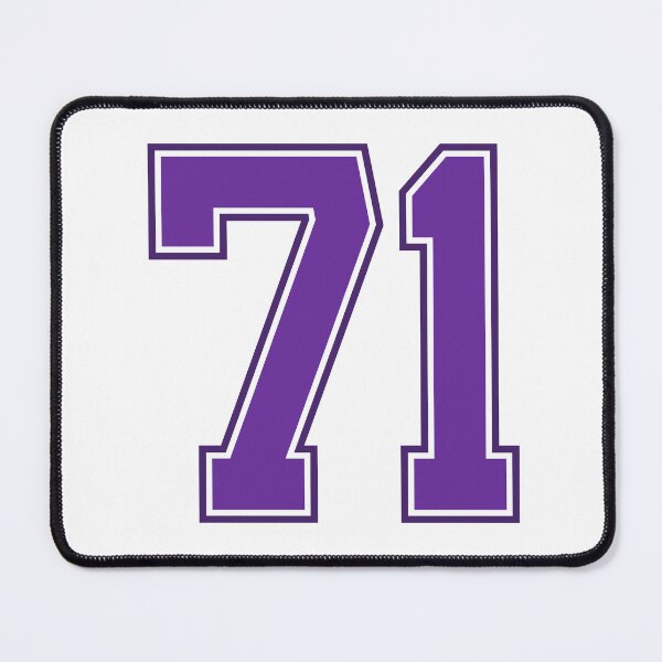 Item preview, Purple Number 71 lucky sports jersey seventy one designed and sold by HeavyStyle.