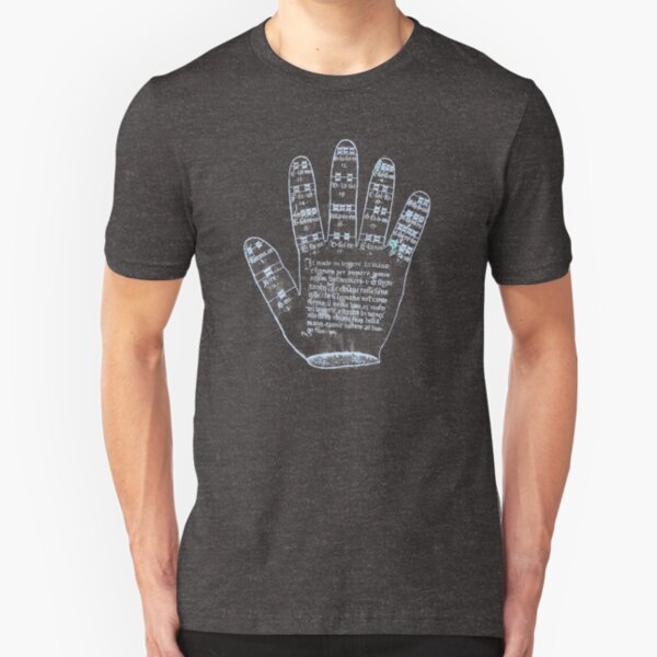 Guidonian Hand Slim Fit T-Shirt