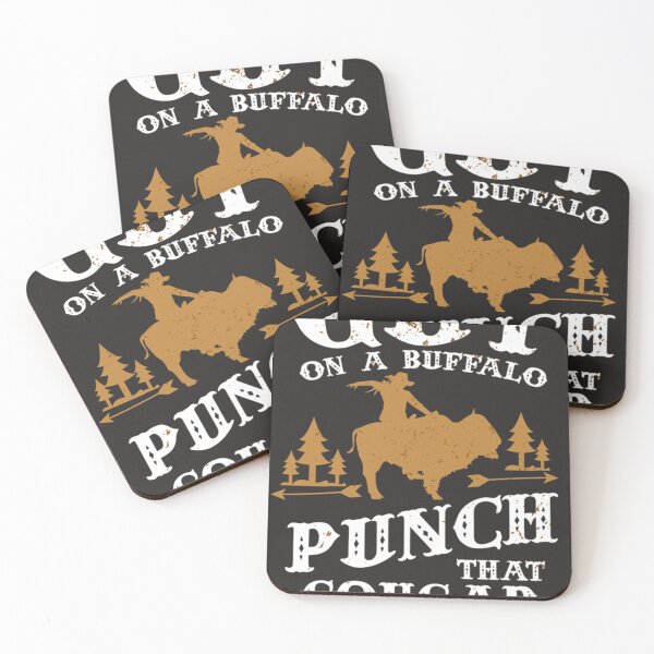 Item preview, Guy On A Buffalo Punch That Cougar In The Face Essential designed and sold by harutamsma.